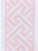 Capri Blush Embroidered Trim Tape Europatex 